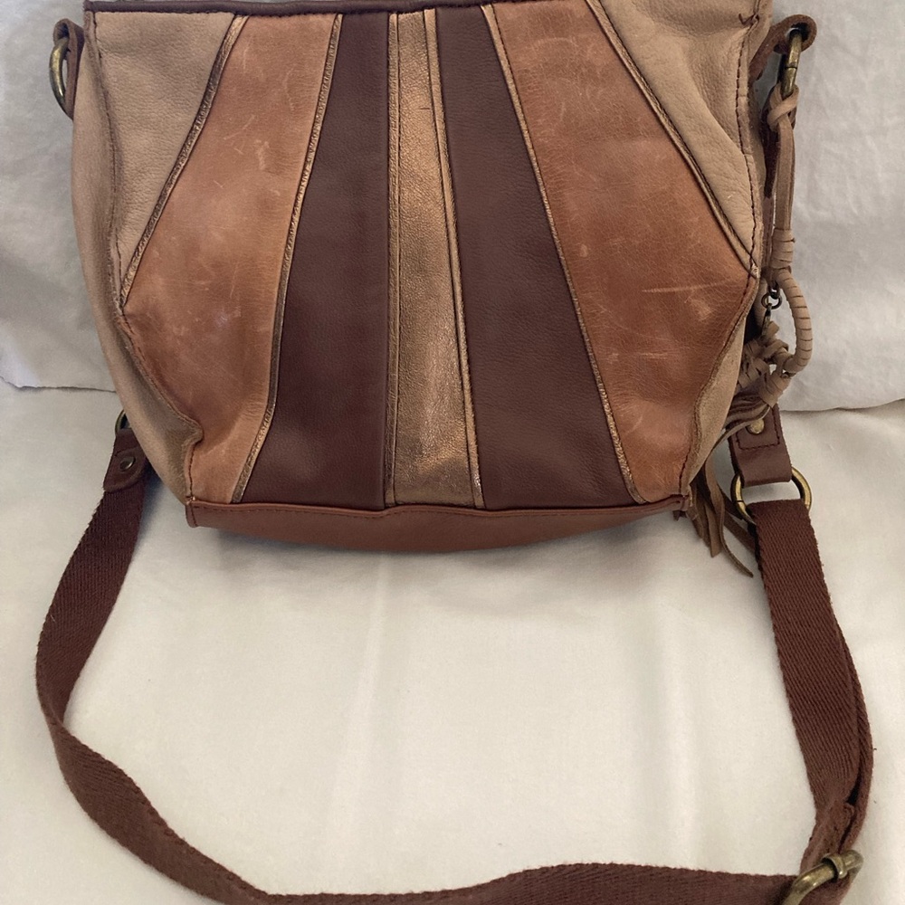The Sak Multi color Leather Crossbody Bag